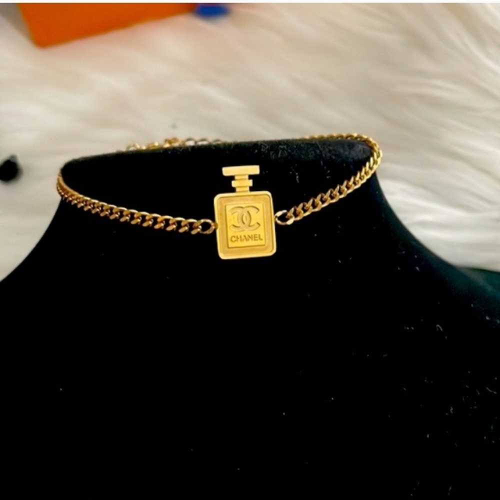 Fashion Jewelry Gold Perfume Charm Bracelet View 6